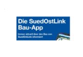 Wie weit ist der SuedOstLink Bau? - Immer informiert mit der SuedOstLink Bau-App