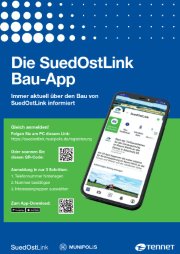 Poster SuedOstLink Bau-App
